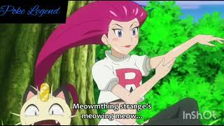 Pokemon Journeys Team Rocket Meowth Forget To Talk