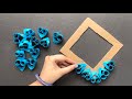 2 Beautiful Flower Wall Hanging / Paper Craft For Home Decoration /Easy flower making with paper DIY