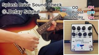 Tidemark Splush Drive エフェクターdelay、ブースター Tidemark Splush Drive エフェクターdelay、ブースター Tidemark
