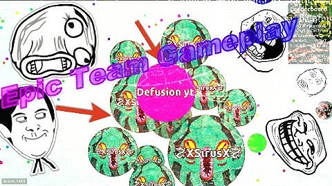 Agar.io Amazing TEAM Gameplay in Party Mode