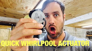 How to change a whirlpool washer actuator? Just a quick actuator change | F7E1 code