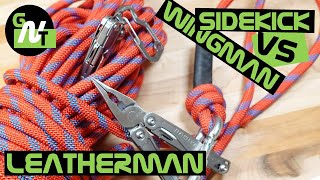 Leatherman Sidekick VS Wingman MultiTool Comparison Review, Side by Side Comparison