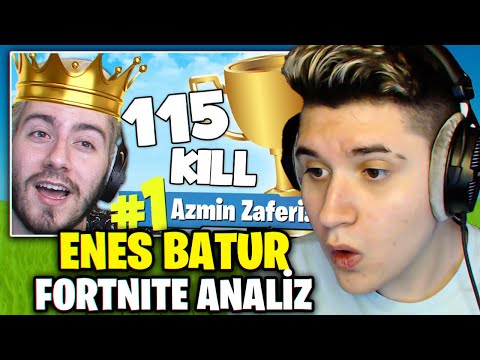 115 KİLL ALMAK !! ENES BATUR FORTNİTE ANALİZ !! (Fortnite Türkçe)