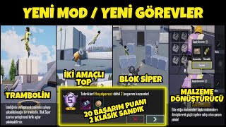 Top Tramboli̇n Blok Si̇per & Malzeme Dönüştürücü Geldi̇ Nasil Kullanilr Pubg Mobile Yeni̇ Mod