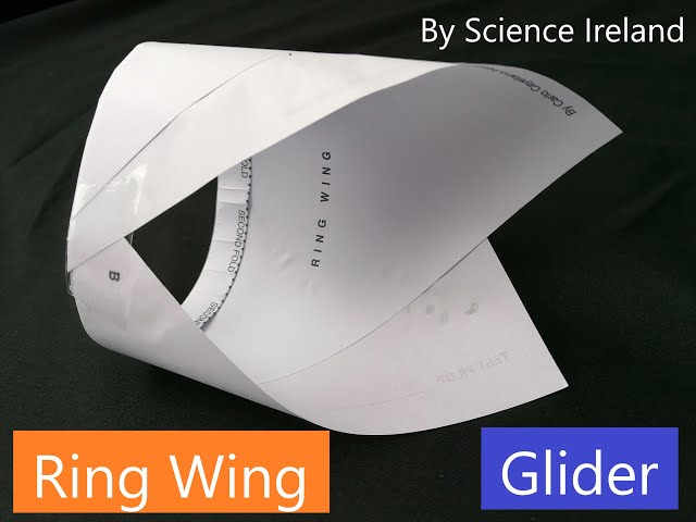 Easy Tutorial How to make ring wing glider paper airplane - YouTube