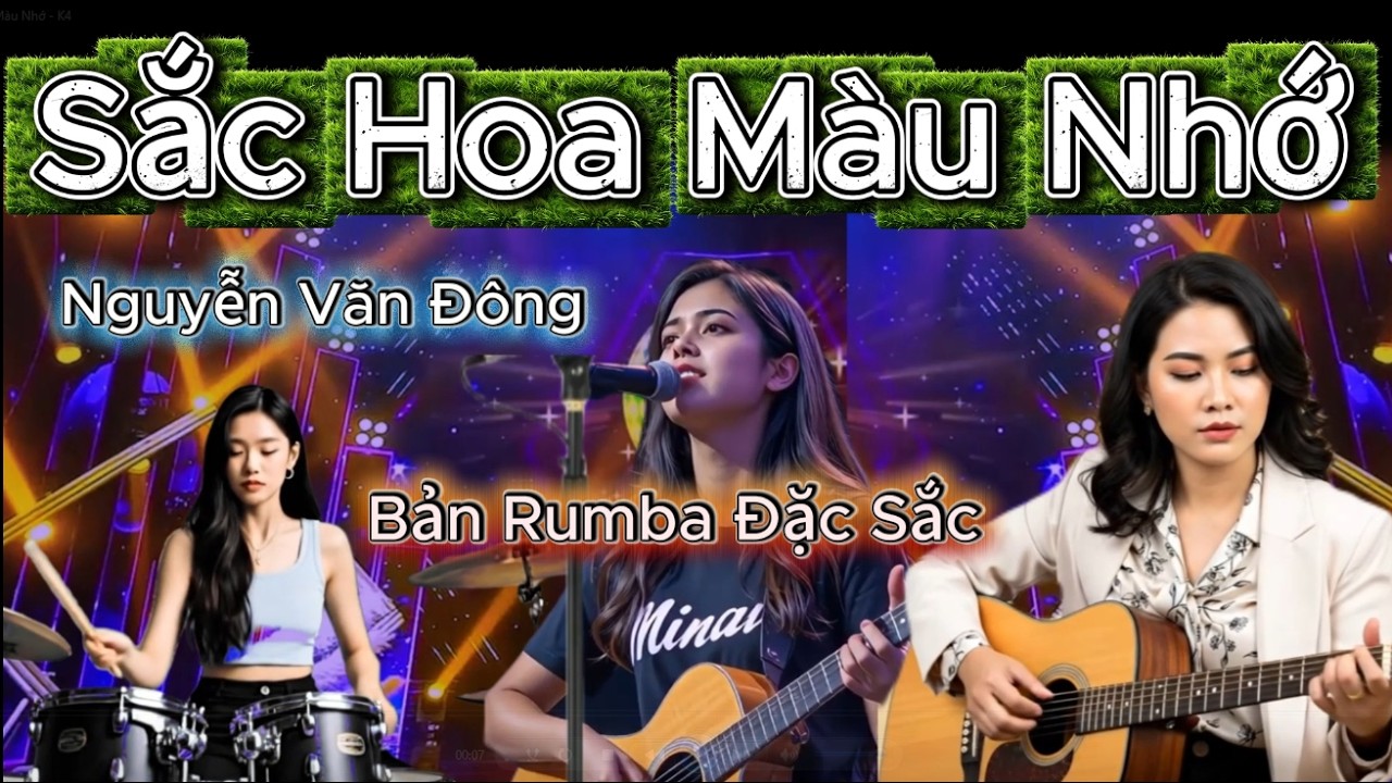 Sắc Hoa Màu Nhớ  - Bản Cover Rumba Nghe Hoài Không Chán .
