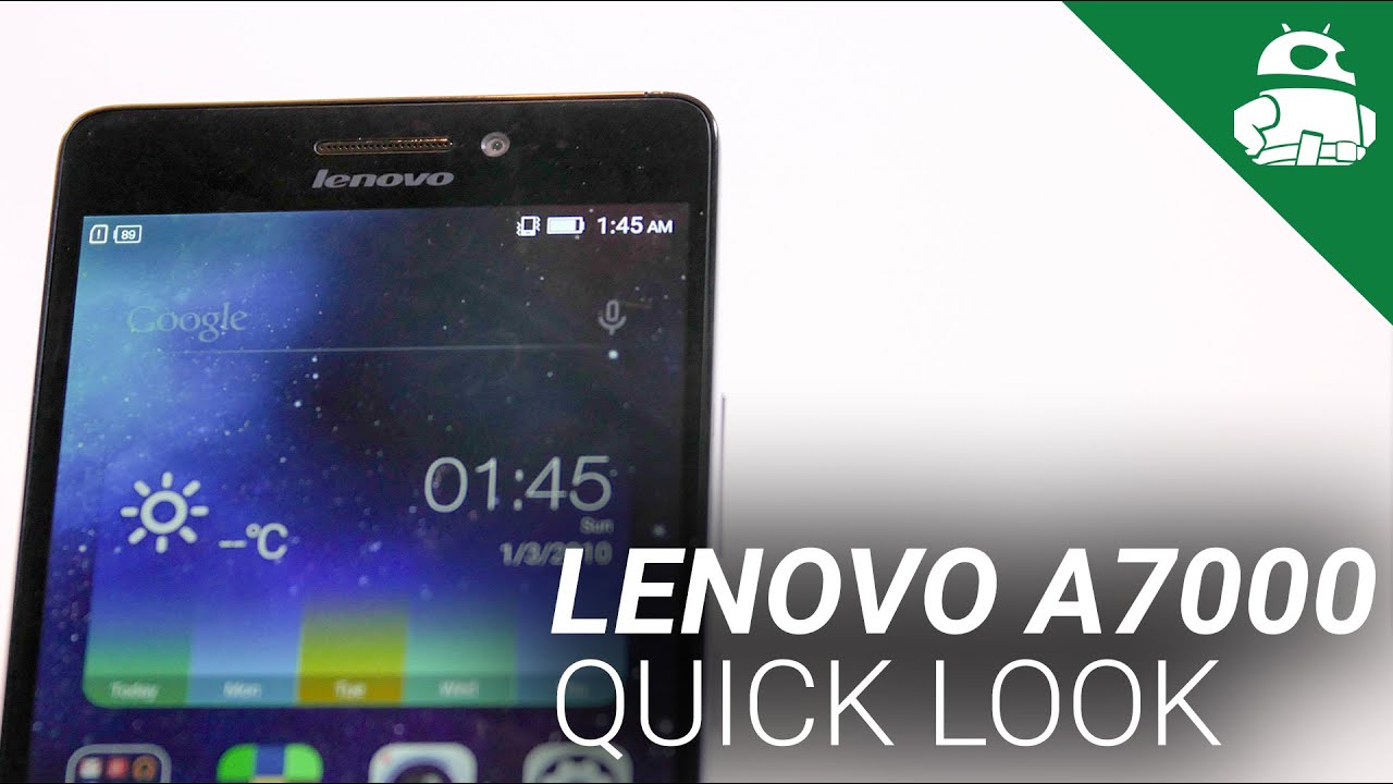 Lenovo A7000 Quick Look!