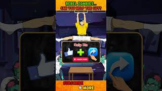 😶 Zombies rebel....Can the boy find a way to escape? #games #gameplay #funny
