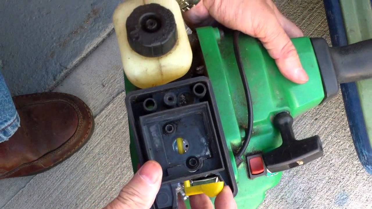 Featherlite Weedeater trimmer carburetor replacement - YouTube