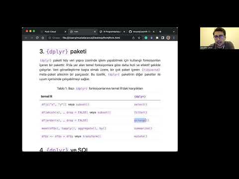 Video: Dplyr ne anlama geliyor?