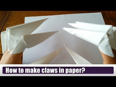 Vidéo: Comment Faire Des Griffes En Papier