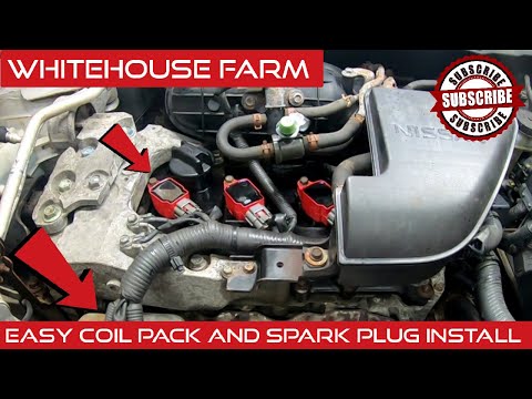 Nissan Rogue Coil Pack And Spark Plug Replacement DIY