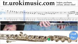 Flüt Dersleri Frozen - Let It Go Notalar Eğitim Bölüm Um-723