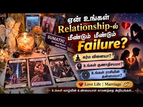Love life 💕✨ toxic relationship? இதற்குக் காரணம் என்ன? ராசியா? உங்களுடைய குணாதிசயம்? Angel guidance💕