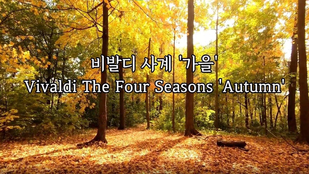 🌱[playlist] 비발디 사계 '가을 1,2,3,악장' 1시간 #클래식#비발디사계#사계가을#사계#힐링음악#Vivaldi# The Four Seasons#classic