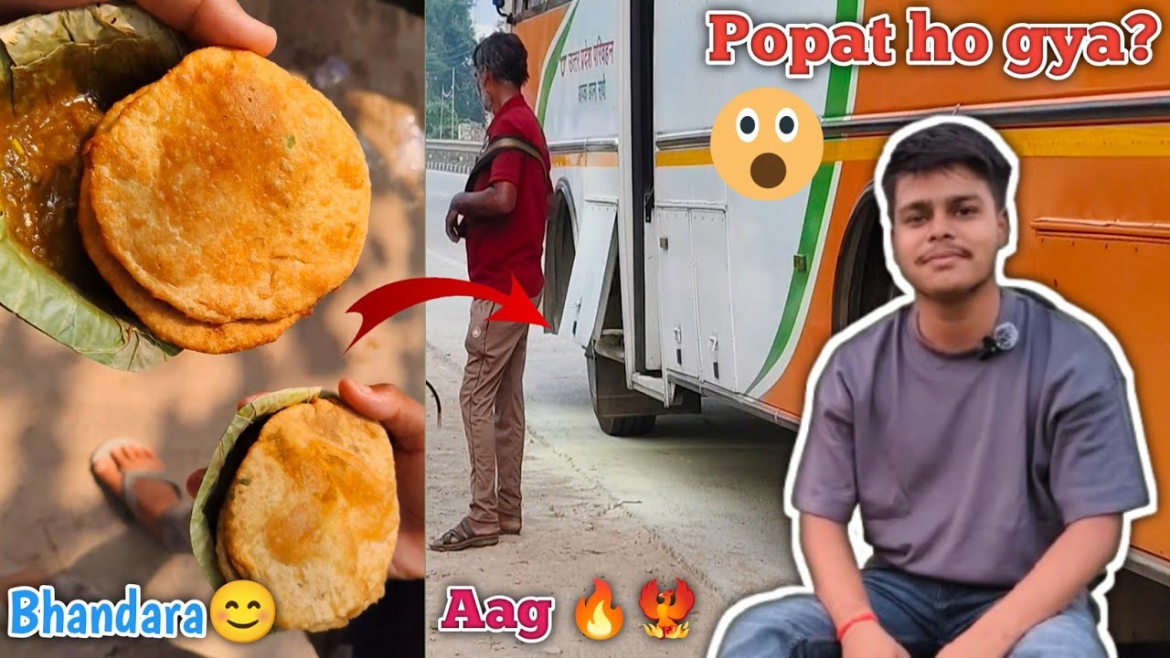 Lucknow Bhandare ke baad popat ho gya mera 😌😉|| Lucknow vlogs|| #viralvideo #vlog #bhandara