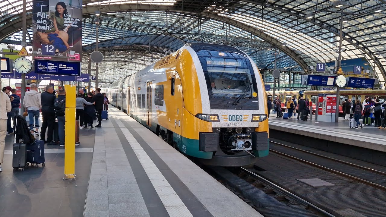 ODEG | Mitfahrt im RE1 von Berlin Hbf bis Schönefeld (b Berlin) in der BR 3462 520-2