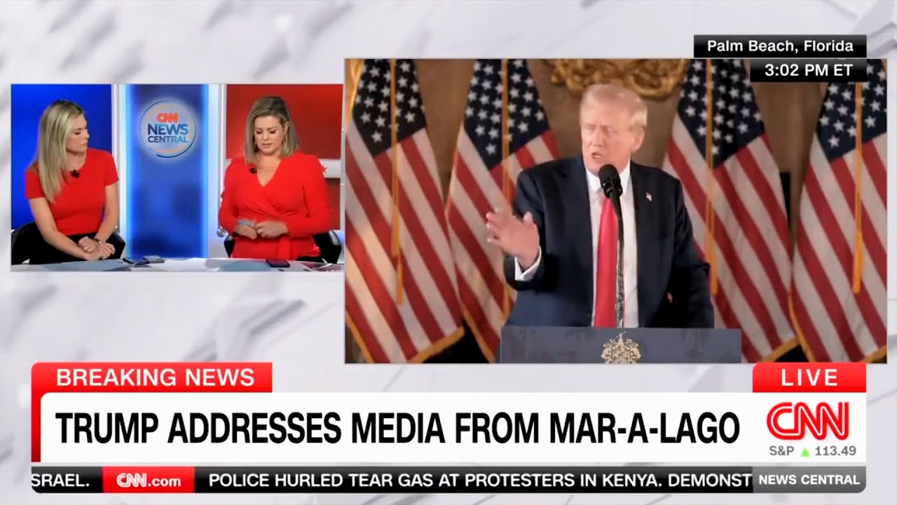 Networks CUT AWAY from Trump's mangled press conference
