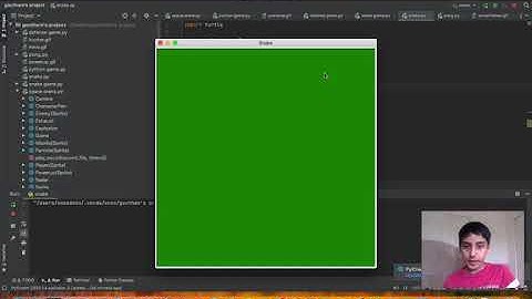 Snake game in python!! part 1 (setting up the screen and making the head)