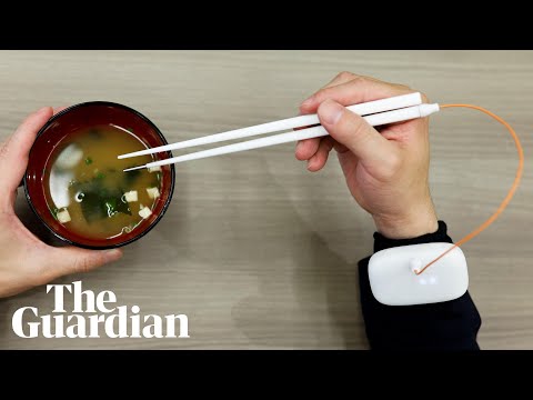 Japanese ‘electric’ chopsticks makes food seem more salty