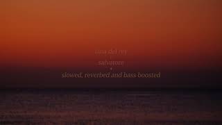 lana del rey - salvatore (slowed + reverbed + bass boosted) Resimi