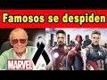 FAMOSOS DESPIDEN a Stan Lee creador de MARVEL