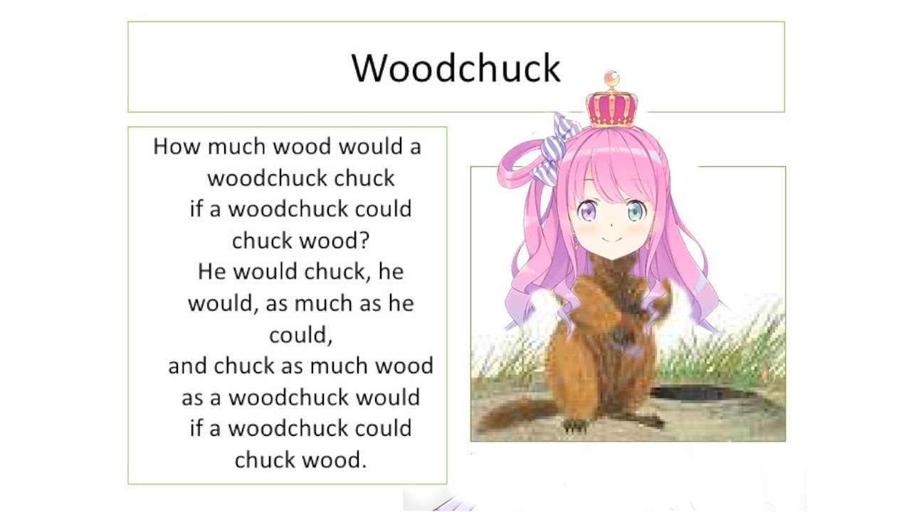 Himemori Luna Vs English Tongue Twisters