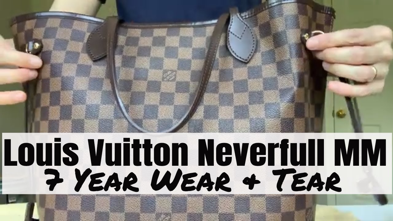 Louis Vuitton Neverfull MM Rose Ballerine (Review/Wear & Tear