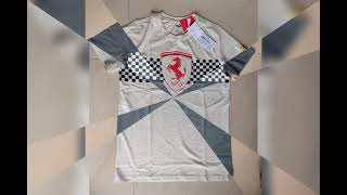 FERRARI RACE BIG SHIELD TEE Ferrari Race Graphic Tee