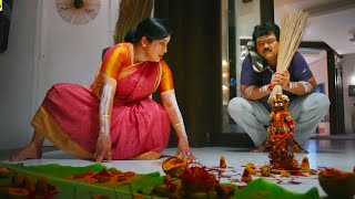 Kovai Sarala And Raghava Lawrence Telugu Movie Interesting Comedy Scene Bomma Blockbusters