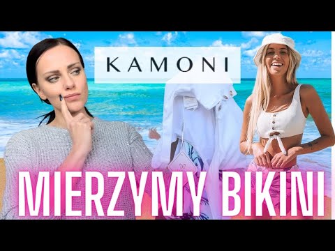 MIERZYMY STROJE KĄPIELOWE KAMONI: BIKINI Z WYSOKIM STANEM 🤩