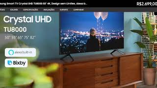 TV 50&quot; SAMSUNG 50TU8000. O QUE ELA TEM?