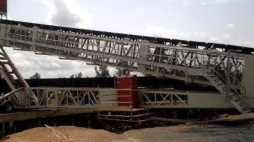 Telestack - London Mining - Stockpiling, Reclaiming and Bargeloading System