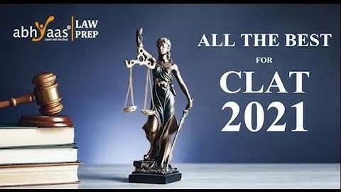All the best for CLAT 2021 | Abhyaas LawPrep