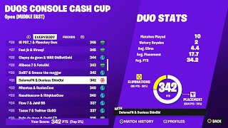 كيف تأهلنا لنهائي بطوله الدو كاش كب كونسل🏆 | How We Qualified to Finals Duo Console Cash Cup