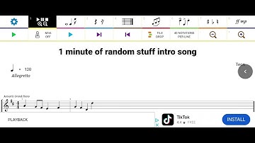 1 minute of random stuff intro song