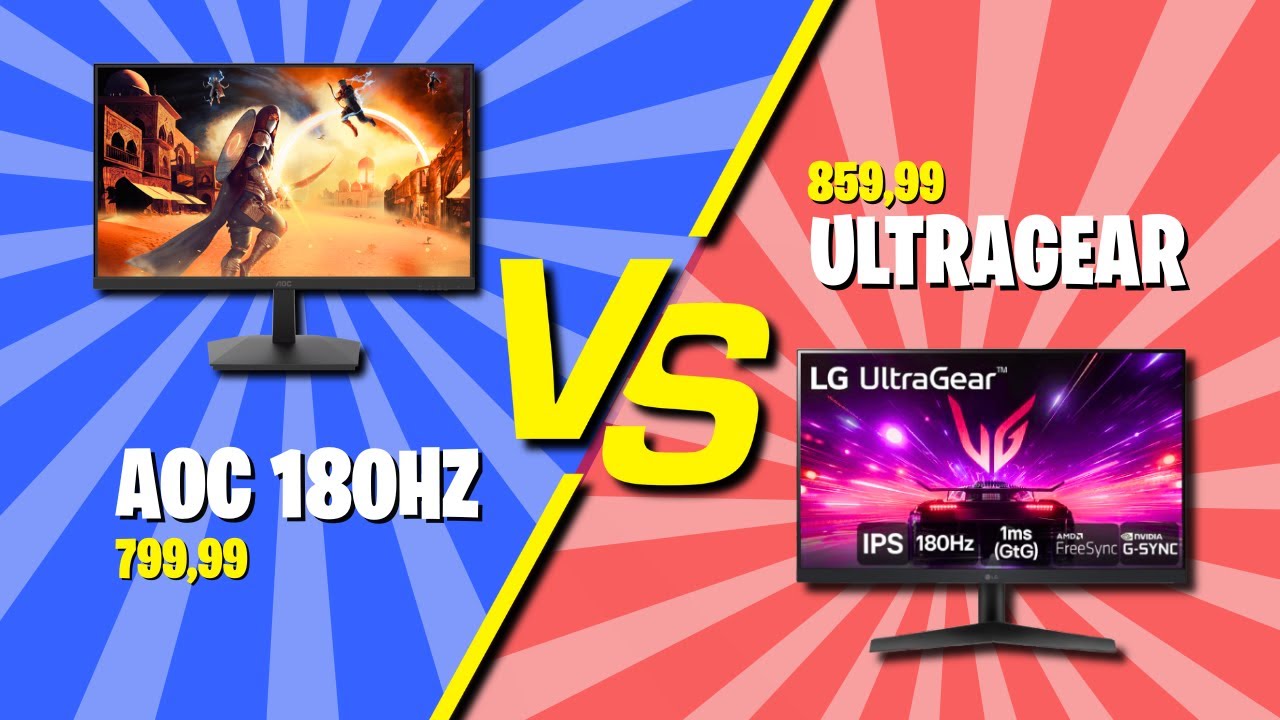 AOC 180HZ OU LG ULTRAGEAR 180HZ? REVIEW COMPLETA DO MONITOR AOC 24G4/P ...