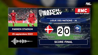 Danemark 2-0 France : La défaite des Bleus avec les commentaires RMC