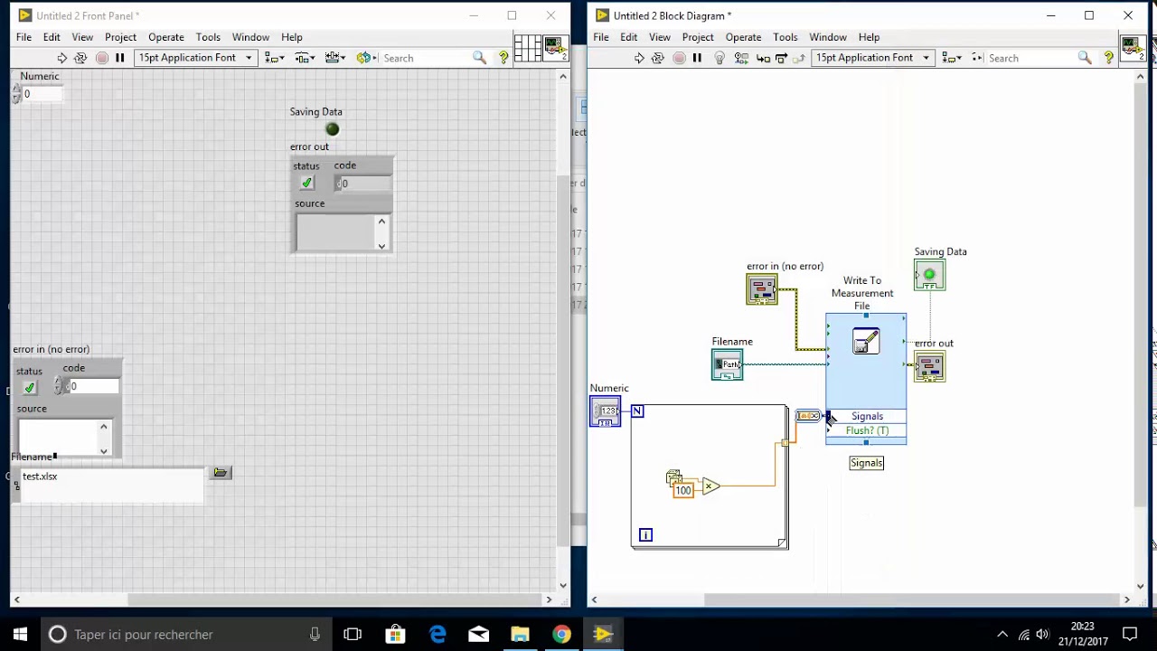 Save Data In Excel File Using Labview Youtube Riset