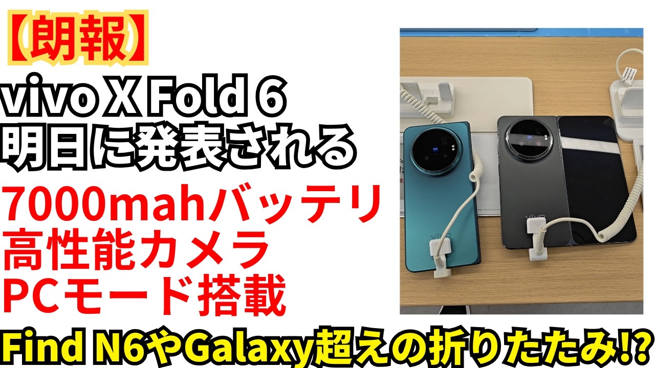 The Ultimate Foldable] Better than Galaxy and Find N6!? High-Spec