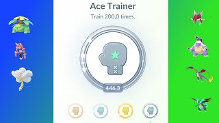 Pokemon Go Tricks - Getting Platinum Ace Trainer Medal [PGSharp] screenshot 1