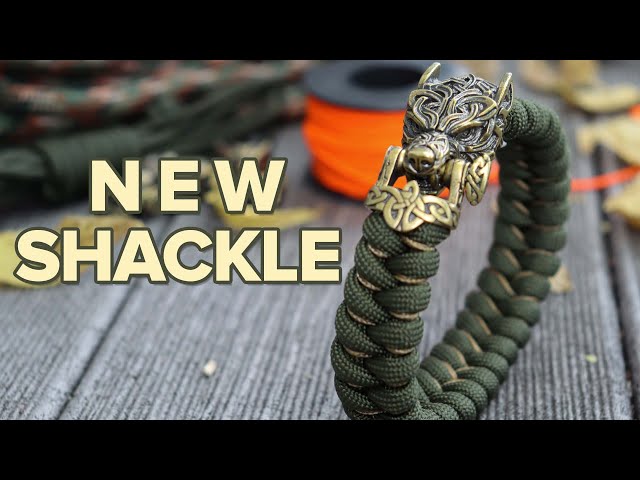  CooB EDC Paracord Buckle Shackle Clasp Lock Bead Celtic Wolf  Fenrir Wolverine - Luxury Metal Hand-Casted Buckles Shackles for Custom Paracord  Bracelet Bracelets Making : Handmade Products