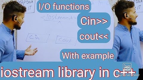 iostream library in c++ programming/Hindi/Urdu |Part-03 full HD(1080)