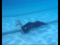 Freediving - 25m poll for 3 pushes.