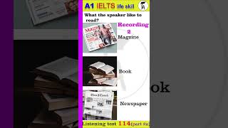 A1 IELTS Life Skills Listening Test 114 2a I New #english #learnenglish #a1ielts