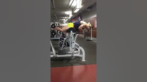 Horizontal back extension (weighted )