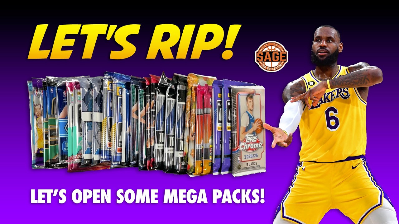 Let's Rip! Mega Pack Monday! 🔥 Opening Basketball Packs from Mega Boxes!