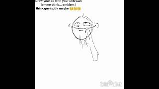 He made a statement so confusing even his gng is thinking with him #trending #art #drawing #meme#idk