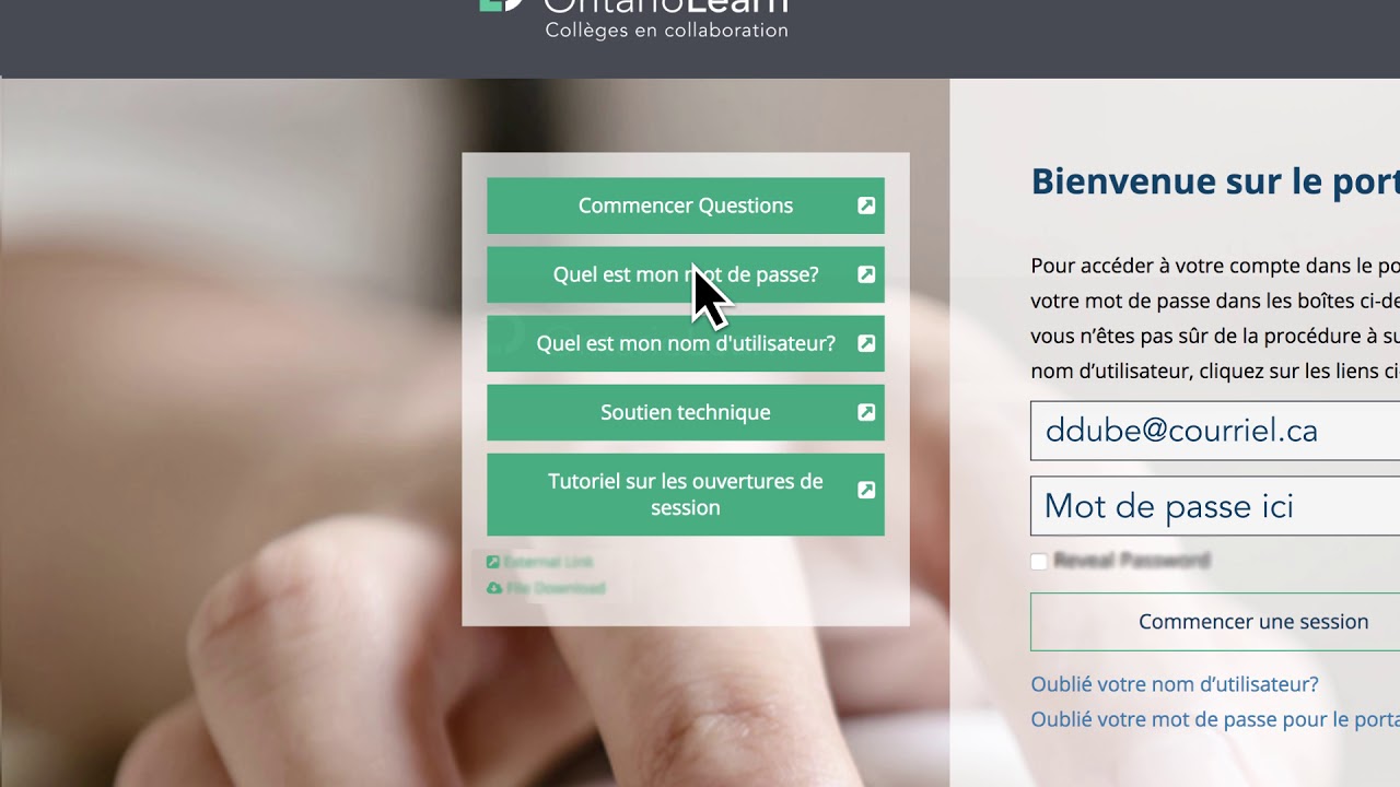 Votre Guide pour ouvrir une session dans le portail OntarioLearn