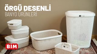 BİM – Örgü Desenli Banyo Ürünleri